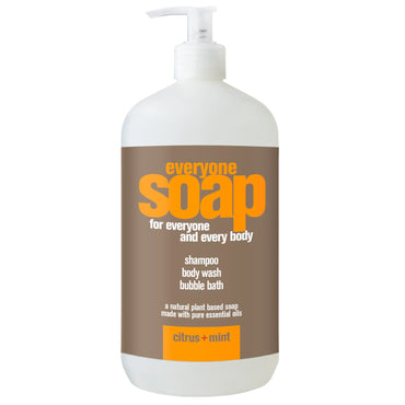 EO Products, Everyone Soap for Everyone and Every Body, Citrus + Mint, 32 fl oz (960 ml)