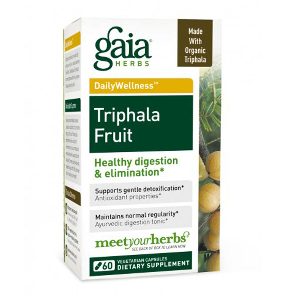 Erbe Gaia, frutto di triphala, 60 capsule vegetali