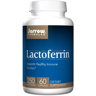 Jarrow Formulas, Lactoferrine, 250 mg, 60 gélules
