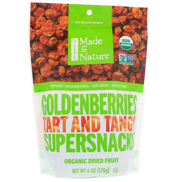 Made in Nature,  Goldenberries Tart and Tangy Supersnack, 6 oz (170 g)