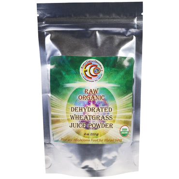 Earth Circle s, Raw  Dehydrated Wheatgrass Juice Powder, 4 oz (113 g)
