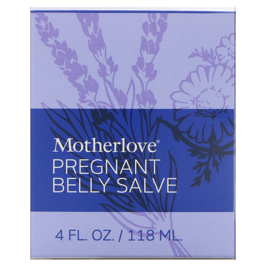 Pommade pour le ventre de femme enceinte Motherlove 4 oz (118 ml)