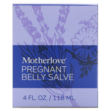Motherlove 妊娠中の腹部軟膏 4 オンス (118 ml)