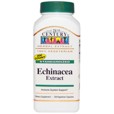 21. Jahrhundert, Echinacea-Extrakt, 200 Gemüsekapseln
