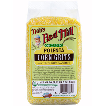 Bob's Red Mill, Polenta, gruau de maïs, 24 oz (680 g)