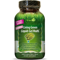 Irwin Naturals, Women's Living Green Liquid-Gel Multi, 120 Liquid Soft-Gels