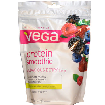 Vega, Smoothie protéiné, Baies Bodacious, 9,2 oz (262 g)