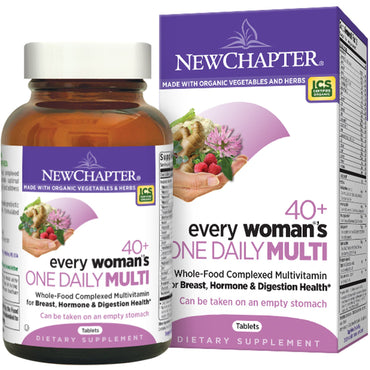New Chapter, 40+ Multi quotidien pour chaque femme, 48 comprimés