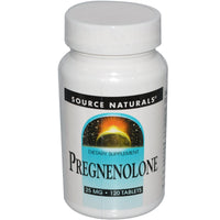 Source Naturals, pregnenolon, 25 mg, 120 tablete