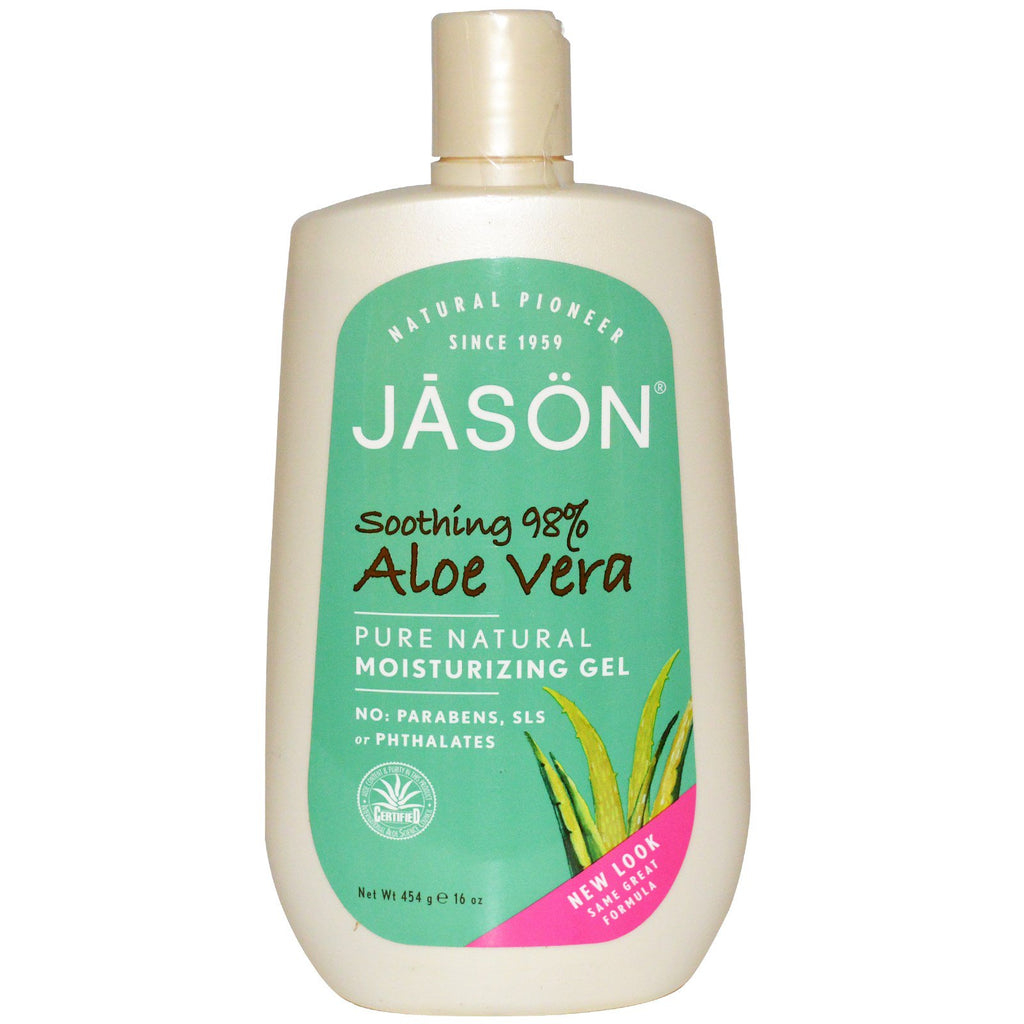 Jason Natural, Moisturizing Gel, Aloe Vera, 16 oz (454 g)