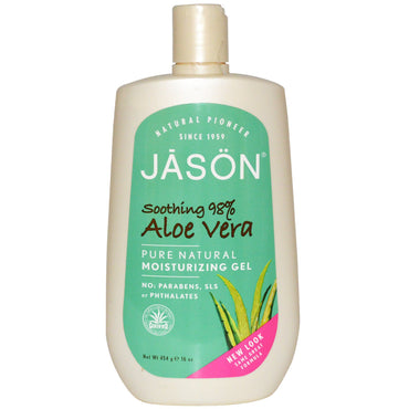 Jason Natural, Gel hidratante, Aloe Vera, 16 oz (454 g)