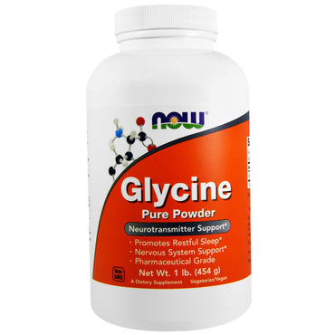 Now Foods, Glycin, reines Pulver, 1 lb (454 g)