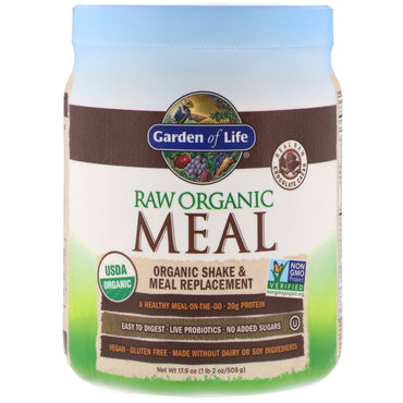 Garden of Life, RAW Meal, Shake & Meal Replacement, Chokladkakao, 17,9 oz (509 g)
