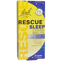 Bach, Original Flower Remedies, Rescue Sleep Liquid Melts, 28 Capsules