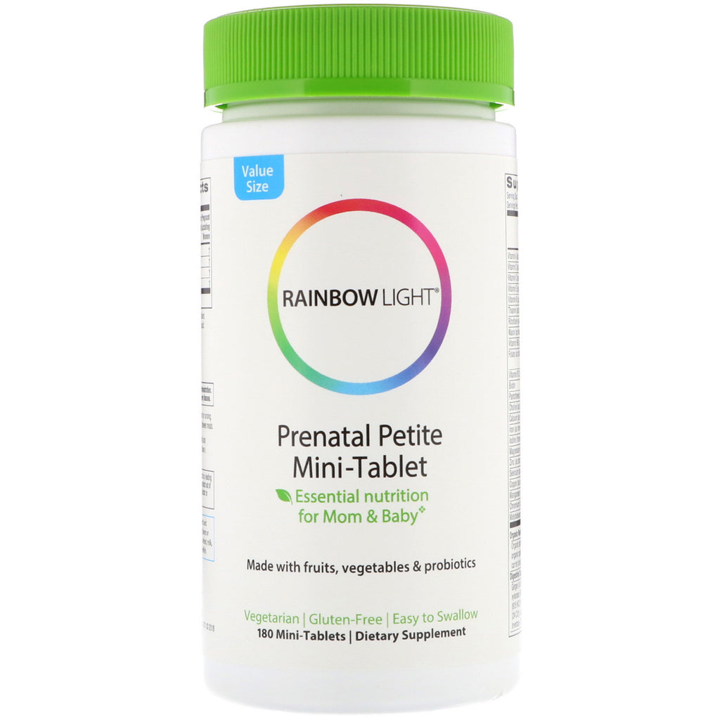 Rainbow Light, Minitableta prenatal Petite, 180 minitabletas