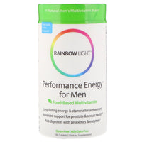 Rainbow Light, Performance Energy for Men, Food-Based Multivitamin, 180 Tablets