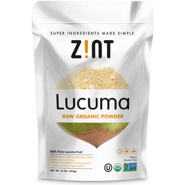 Zint, Lucuma, ruw poeder, 16 oz (454 g)