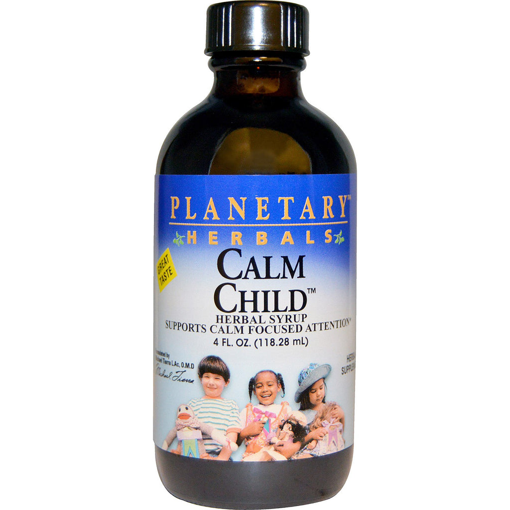 Planetary Herbals, Calm Child, sirop de plante, 4 fl oz (118,28 ml)