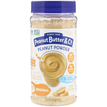 Peanut Butter & Co., مسحوق زبدة الفول السوداني، أصلي، 6.5 أونصة (184 جم)