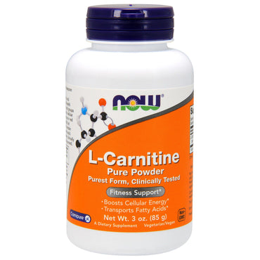 Now Foods, L-Carnitin, reines Pulver, 3 oz (85 g)