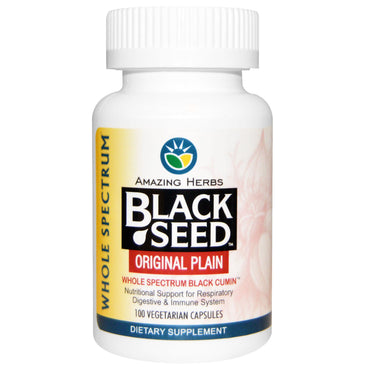 Ervas incríveis, semente preta, simples original, 100 cápsulas vegetais