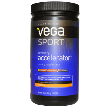 Vega, Sport, Recovery Accelerator, Pulver, Tropical Flavor, 19 oz (540 g)