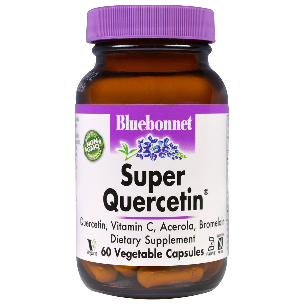 Bluebonnet ernæring, super quercetin, 60 veggie caps
