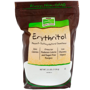 Now Foods, Érythritol, édulcorant naturel, 2,5 lb (1 134 g)