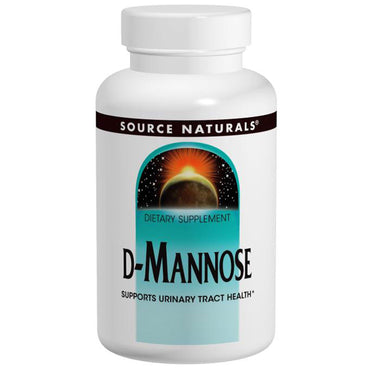 Source Naturals, D-Mannose, 500 mg, 120 kapsler