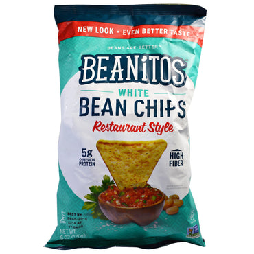 Beanitos, vita bönchips, restaurangstil, 6 oz (170 g)