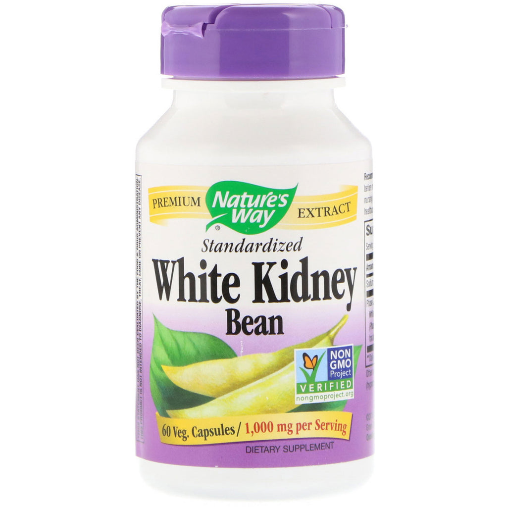 Nature's Way, White Kidney Bean Standardized, 60 Veg. Kapslar