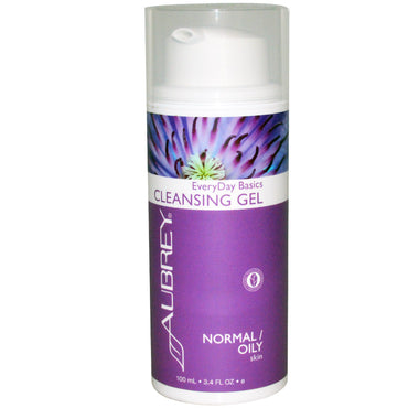 Aubrey s, EveryDay Basics Cleansing Gel, Normal / Oily Skin, 3.4 fl oz (100 ml)