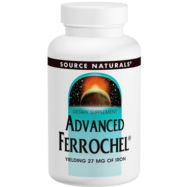 Source naturals, ferrochel avanzado, 180 comprimidos