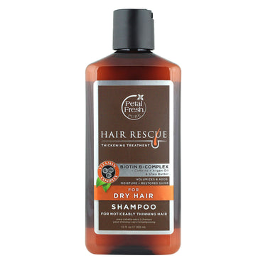 Petal Fresh, Pure, Hair Rescue, Shampooing traitant épaississant, pour cheveux secs, 12 fl oz (355 ml)