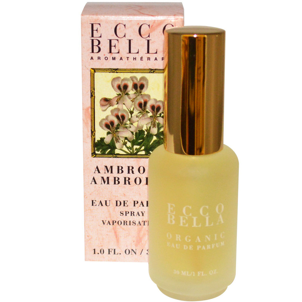 Ecco Bella, Aromatherapy، ماء عطر بخاخ، أمبروسيا، 1.0 أونصة سائلة (30 مل)