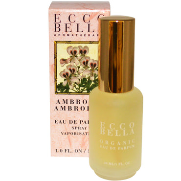 Ecco Bella, อโรมาเธอราพี, สเปรย์ Eau de Perfum, Ambrosia, 1.0 ออนซ์ (30 มล.)