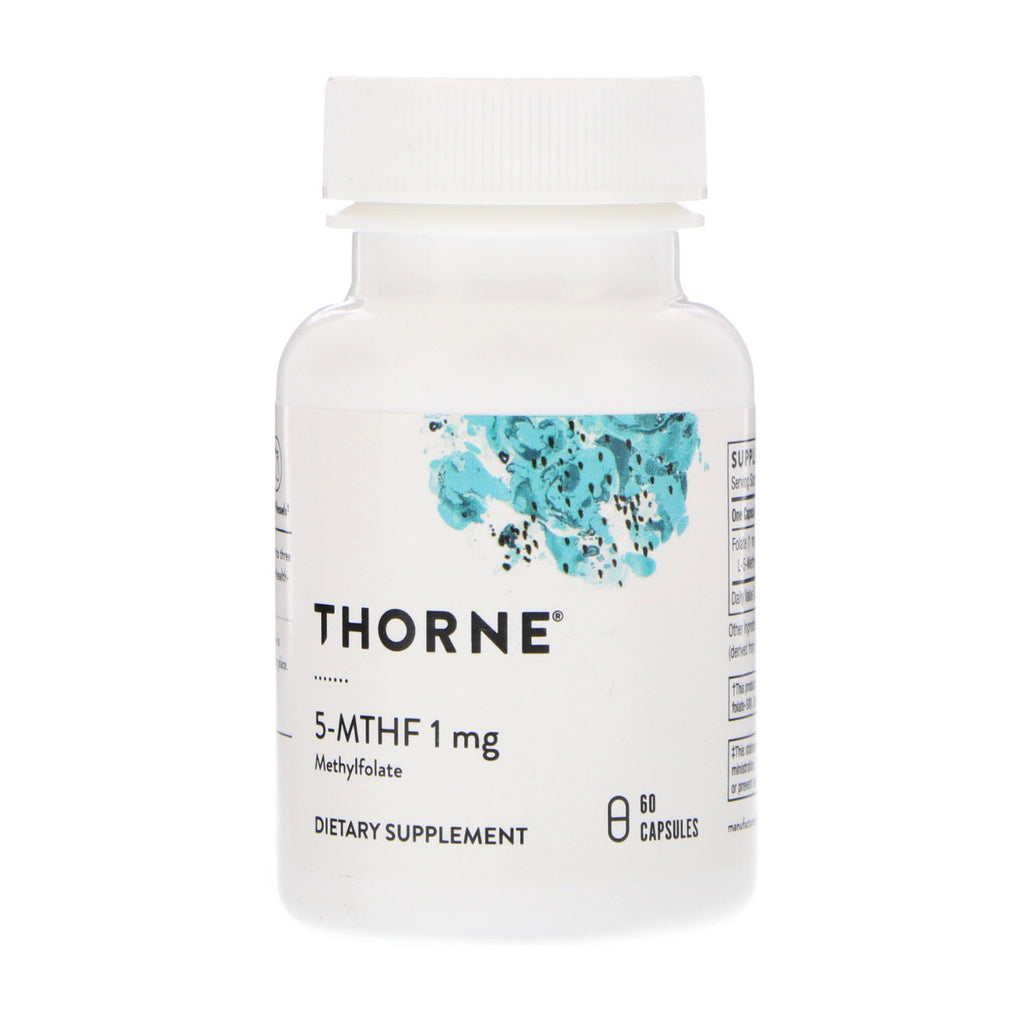 Thorne Research, 5-MTHF, 1 mg, 60 kapslar