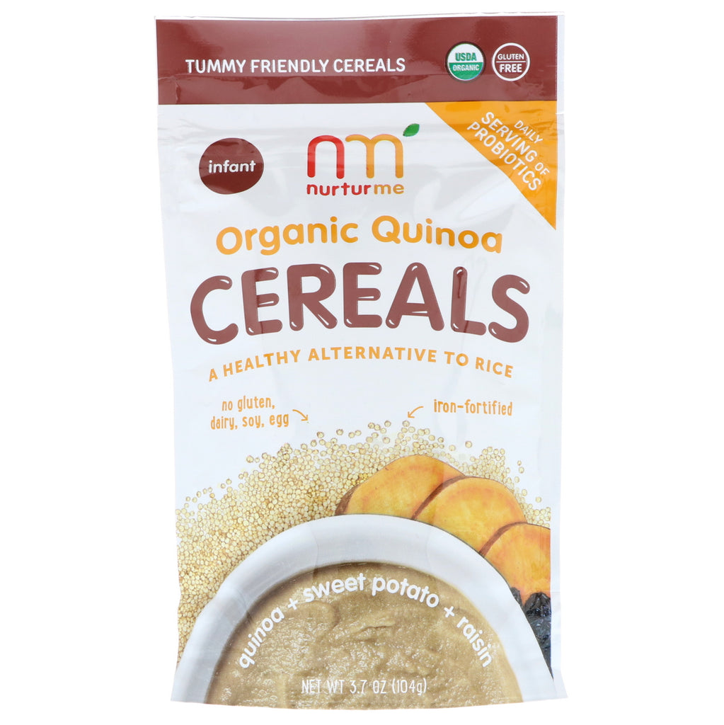 NurturMe Cereales de Quinua Quinua + Camote + Pasas Infantil 3,7 oz (104 g)