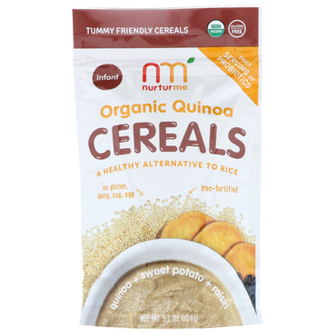 NurturMe Quinoa Cereales Quinoa + Camote + Pasas Infant 3.7 oz (104 g)