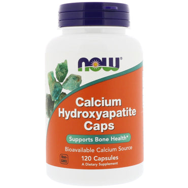 Now Foods, Capsules d'hydroxyapatite de calcium, 120 capsules