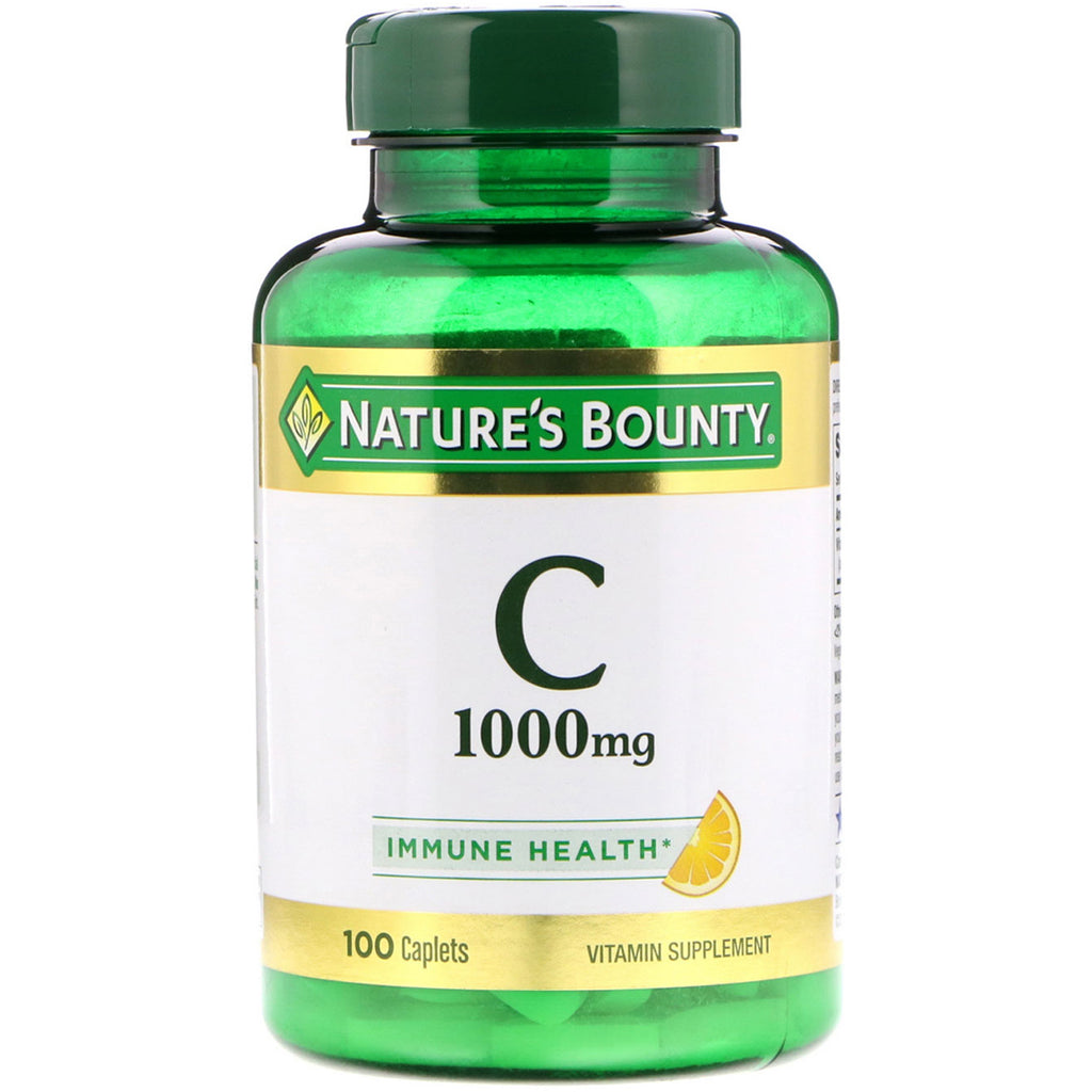 Nature's Bounty, Vitamin C, 1000 mg, 100 kapsler