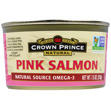 Crown Prince Natural, سمك السلمون الوردي، 7.5 أونصة (213 جم)