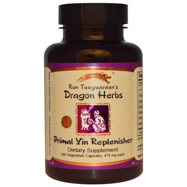Dragon Herbs, 원시 음 보충재, 470 mg, 100 식물성 캡슐