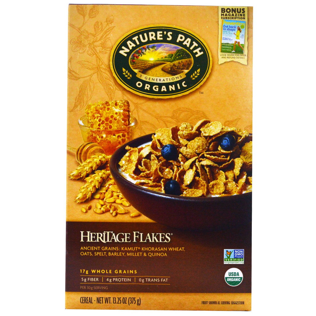 Nature's Path,  Heritage Flakes Cereal, 13.25 oz (375 g)