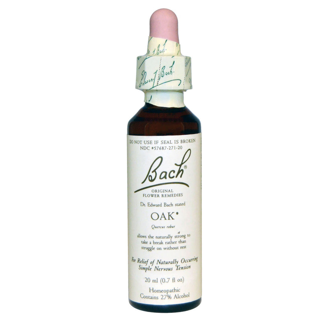 Bach, Original Flower Remedies, Oak, 0.7 fl oz (20 ml)
