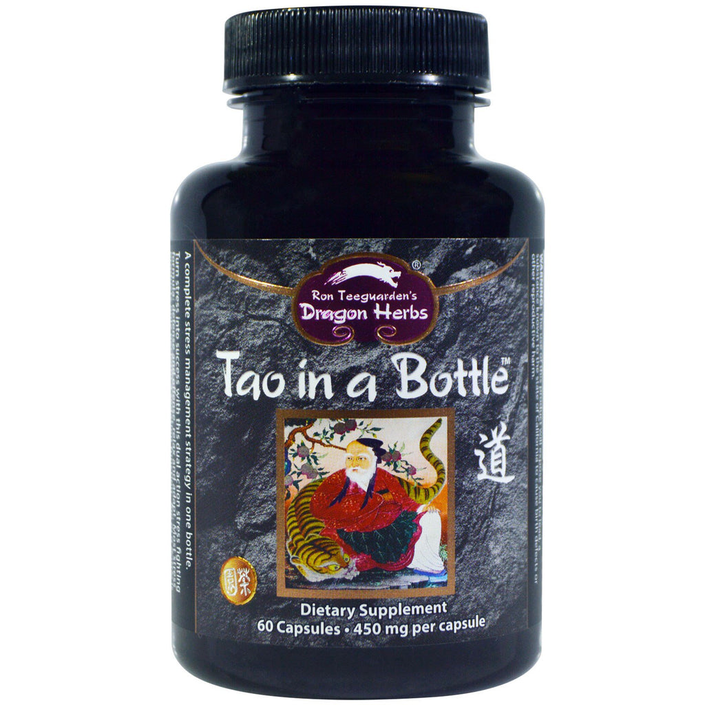 Dragon Herbs, 병 속의 타오, 450 mg, 60 캡슐