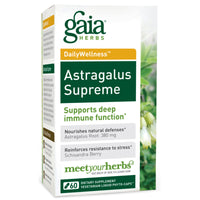 Gaia Herbs, DailyWellness, Astrágalo supremo, 60 fitocápsulas líquidas vegetarianas