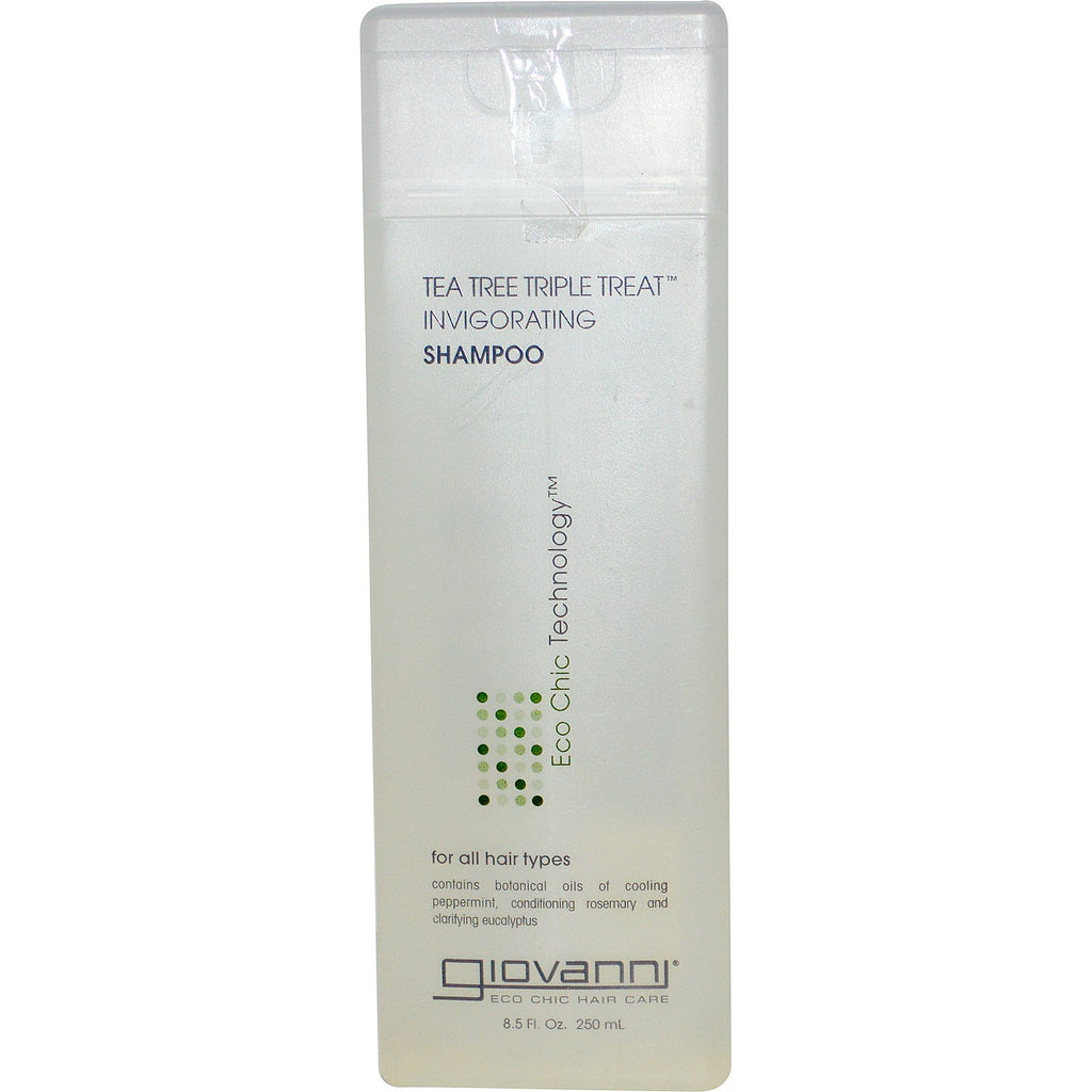 Giovanni, Tea Tree Triple Treat Invigorating Shampoo, 8.5 fl oz (250 ml)