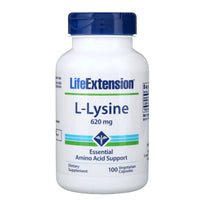 Life Extension, L-Lysine, 620 mg, 100 Vegetarian Capsules