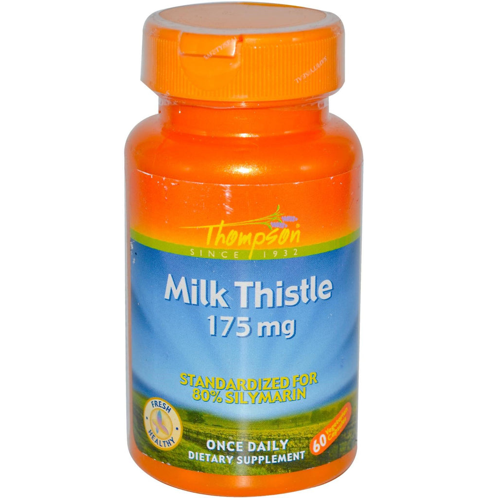 Thompson, Milk Thistle, 175 mg, 60 Veggie Caps